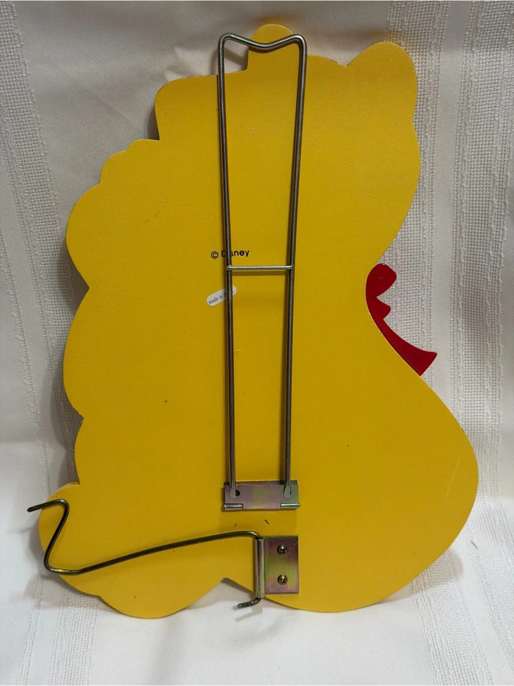 Winnie the Pooh Wood 3D Bright Yellow Body Red Shirt Hinged 9